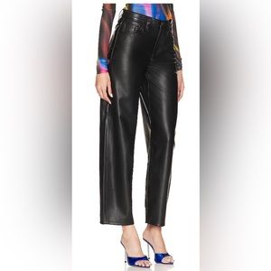 Levis faux leather high waisted pants